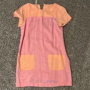 Pink and Orange Dress